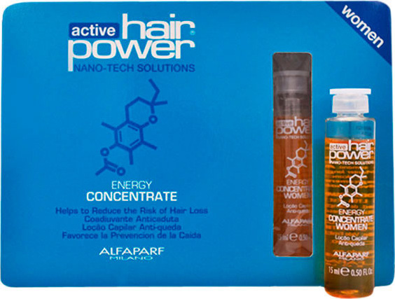 Alfaparf Active Hair Power Energy Women Concentrate - Ampola de Tratamento 6x15ml