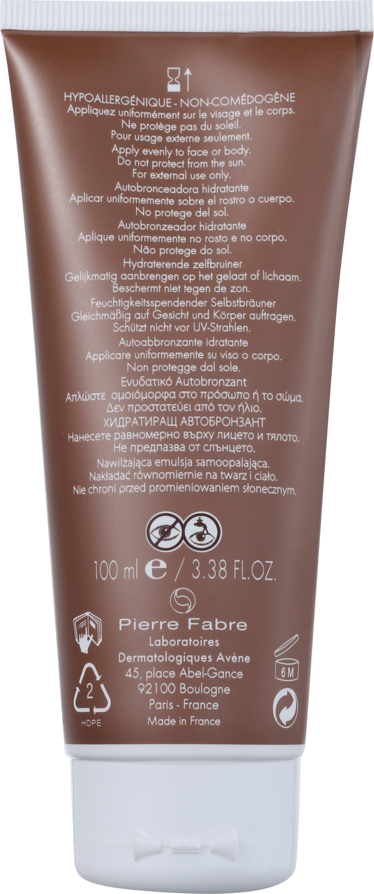 Avène Autobronzant Hydratant - Autobronzeador 100ml