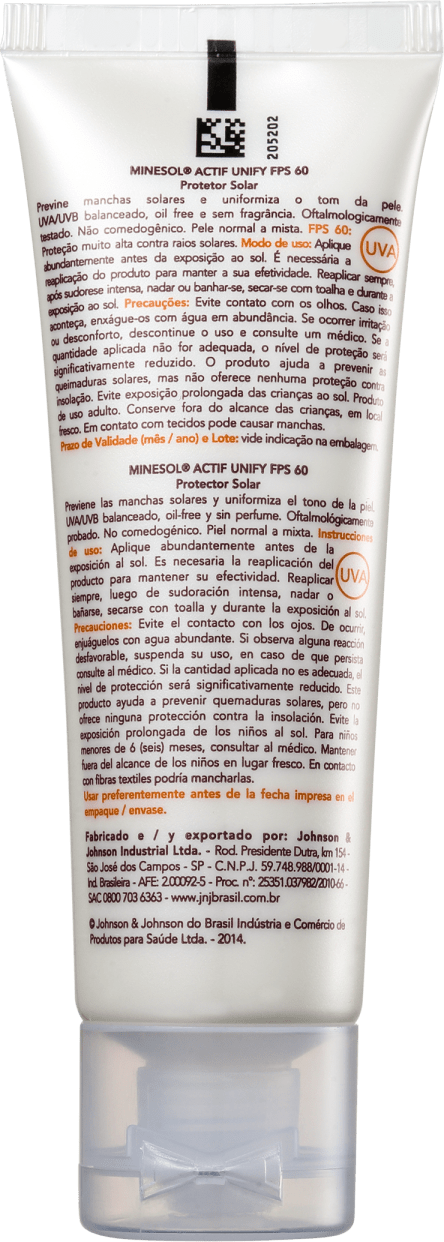 RoC Minesol Actif FPS 60 - Protetor Solar Facial 50g