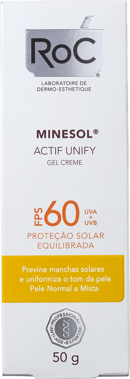 RoC Minesol Actif FPS 60 - Protetor Solar Facial 50g