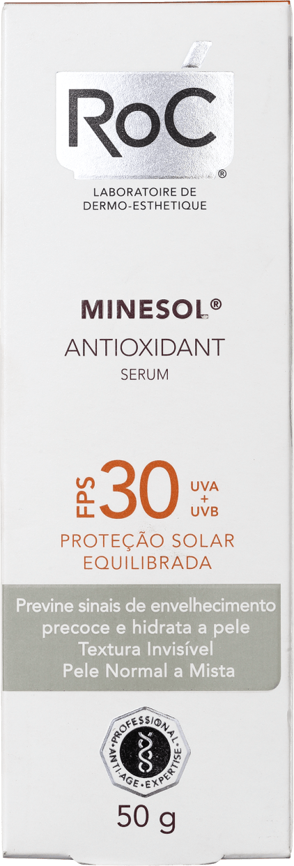 RoC Minesol Antioxidante FPS 30 - Protetor Solar Facial 50g