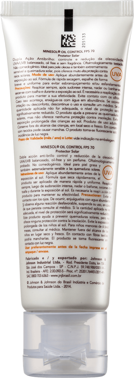 RoC Minesol Oil Control FPS 70 - Protetor Solar Facial 50g