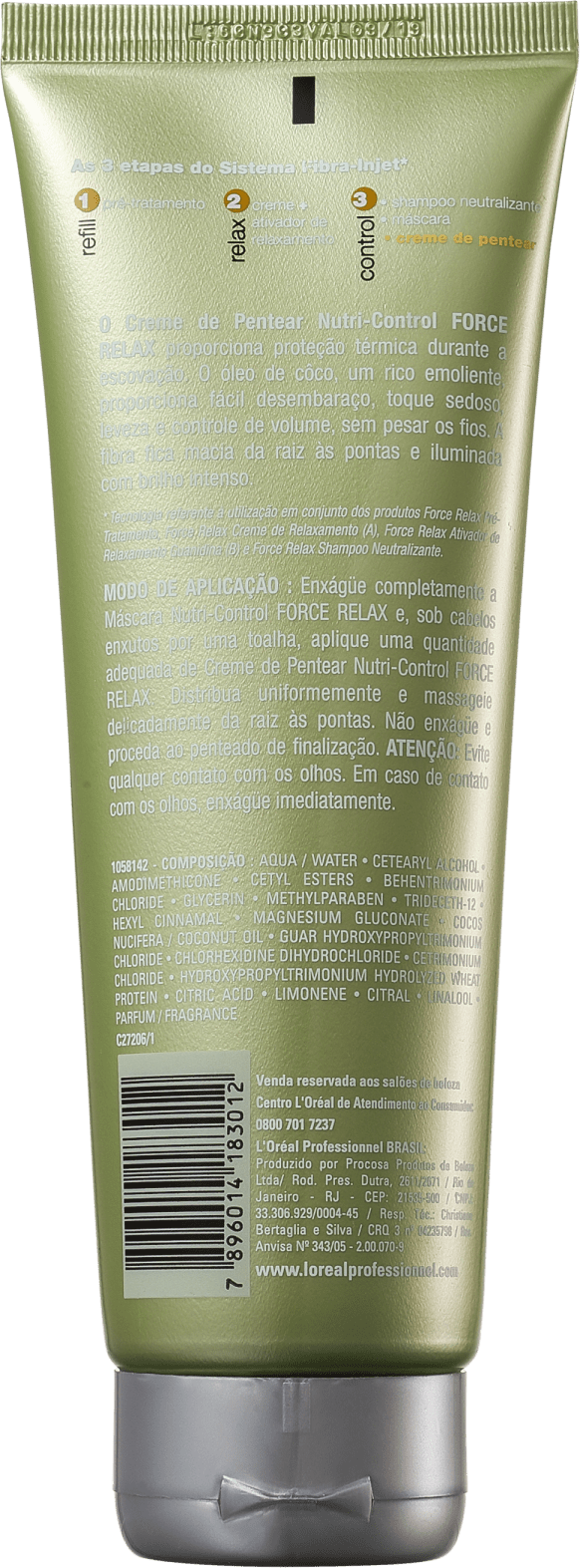 L'Oréal Professionnel Force Relax Nutri-Control - Creme de Pentear 250ml