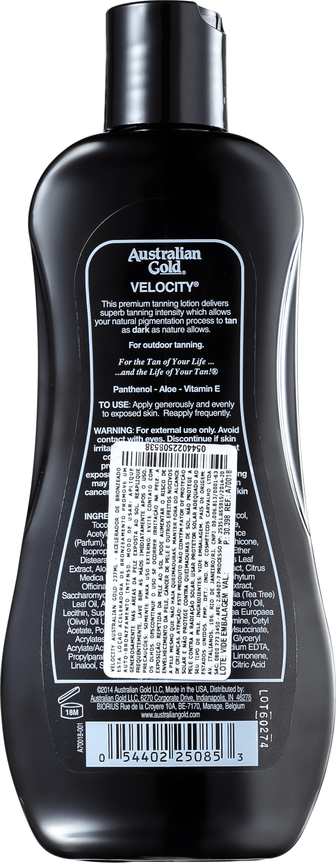 Australian Gold Velocity - Bronzeador 237ml