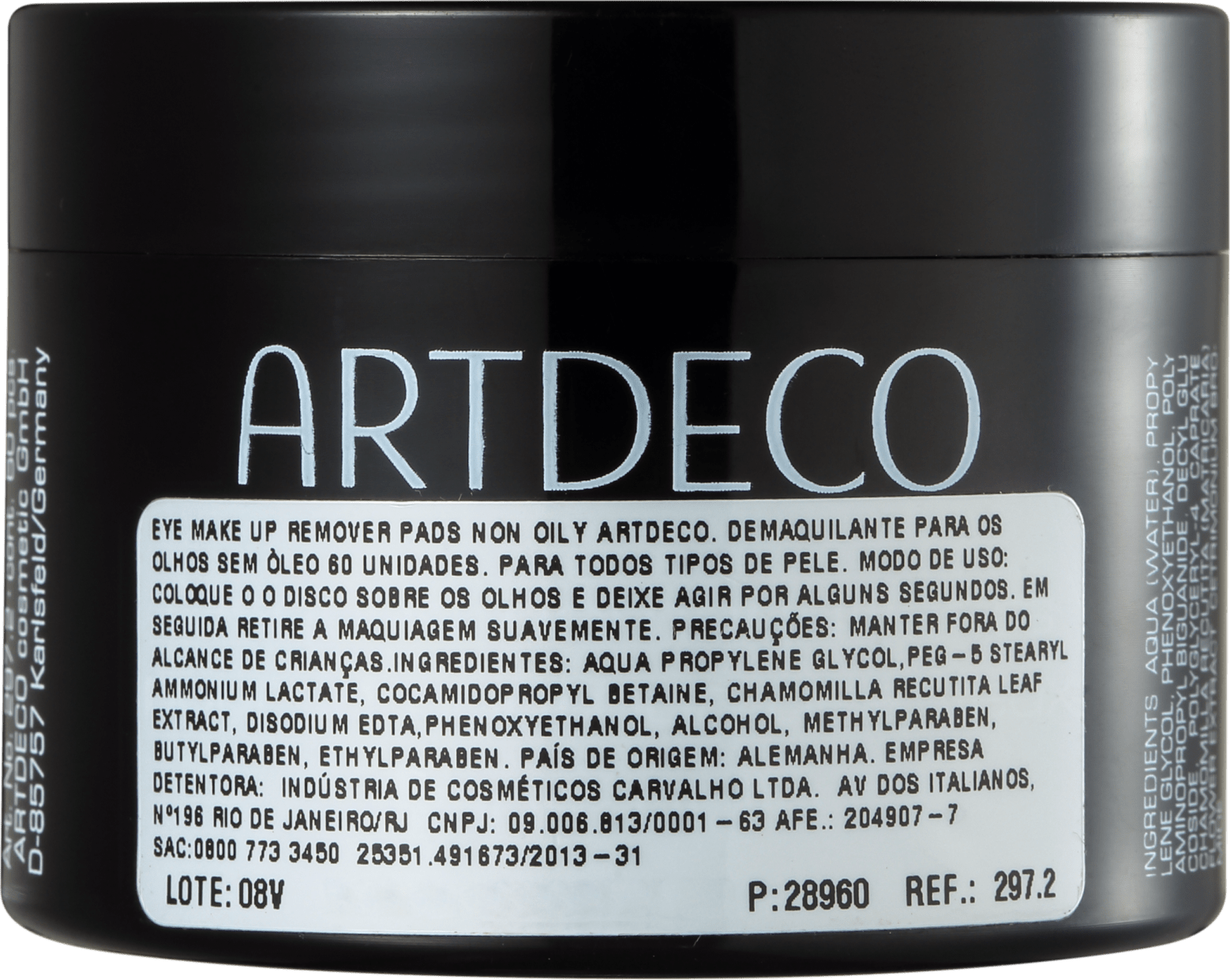 Artdeco Eye Make Up Remover Pads Non Oily - Demaquilante em Discos