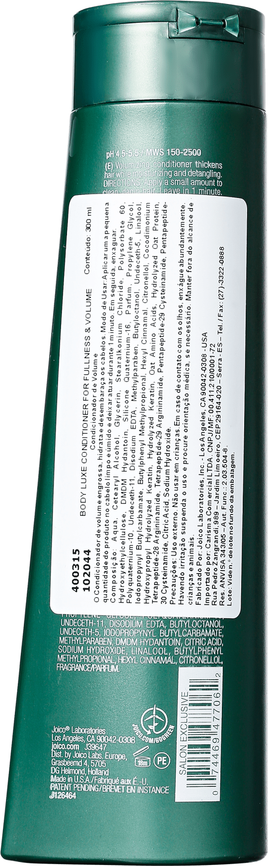 Joico Body Luxe Volumizing Conditioner - Condicionador 300ml