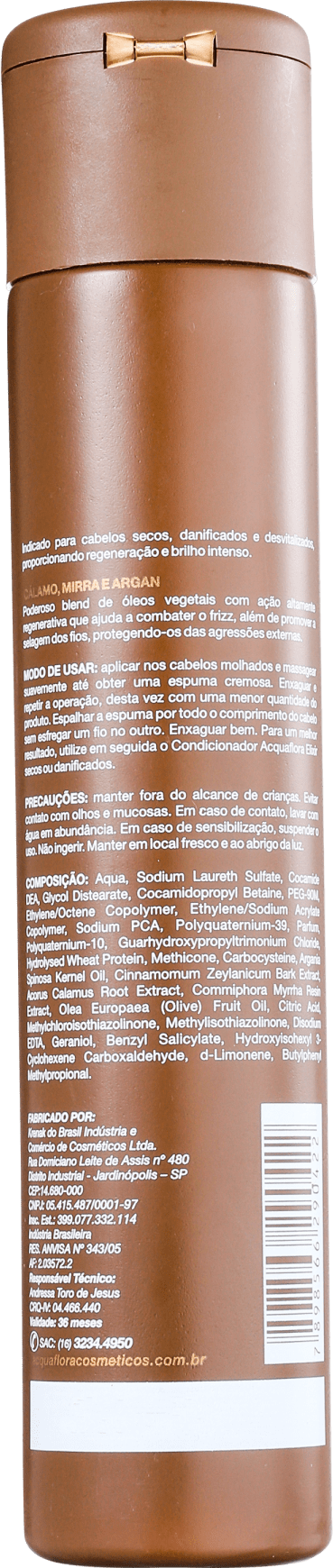Acquaflora Elixir Secos e Danificados - Shampoo 300ml