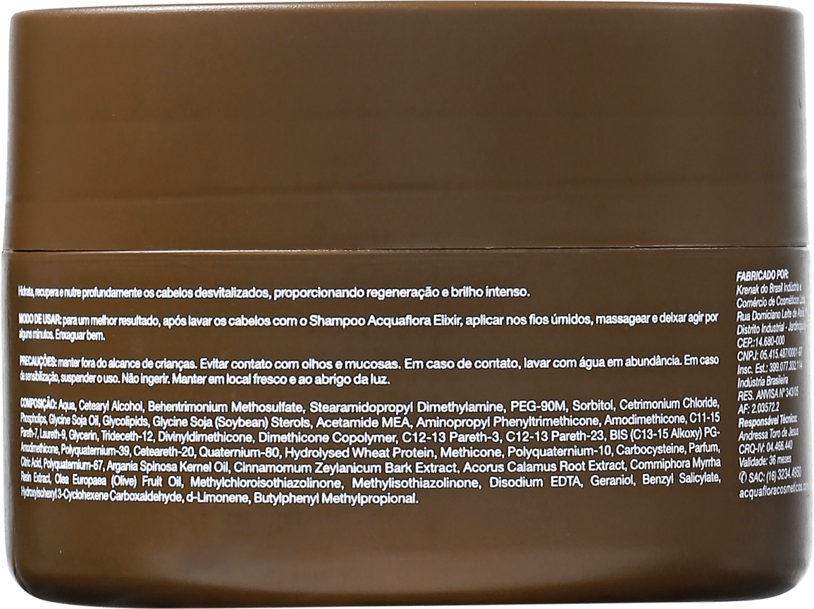 Acquaflora Elixir Máscara - Tratamento 250g