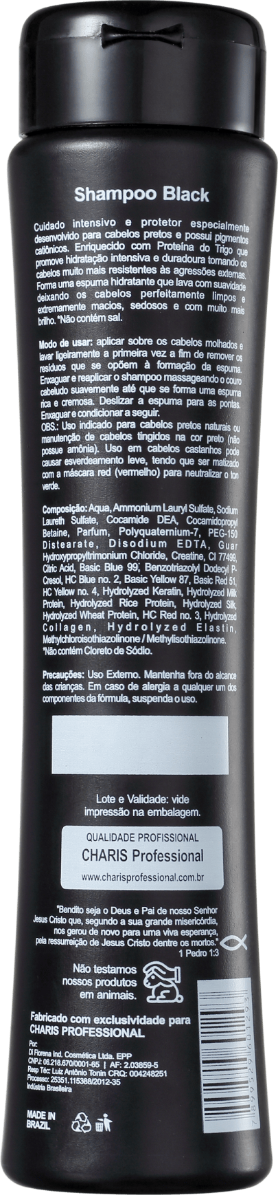 Charis Evolution Black Definition Shampoo Black - Shampoo 250ml