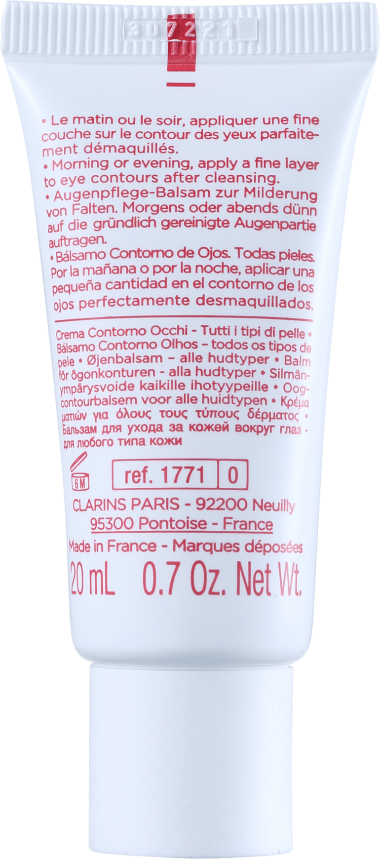 Clarins Eye Contour - Bálsamo Anti-Idade para Área dos Olhos 20ml