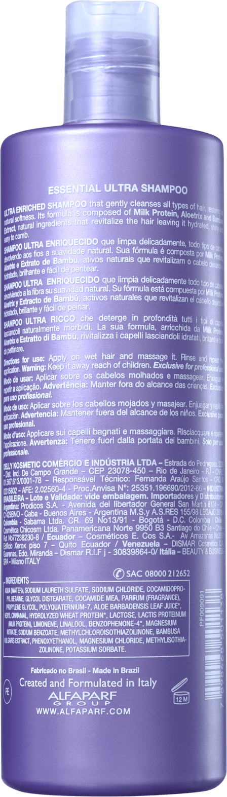 Yellow Essential Ultra Shampoo Seco Fragilizado-500ml