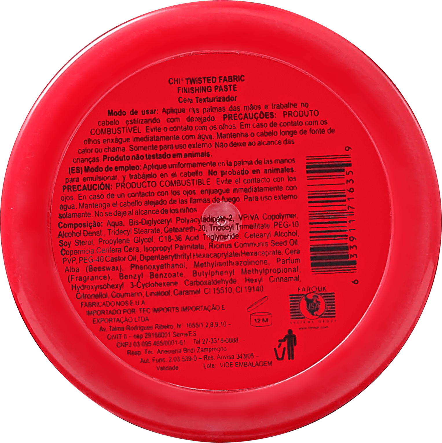 CHI Twisted Fabric - Cera Finalizadora 74g