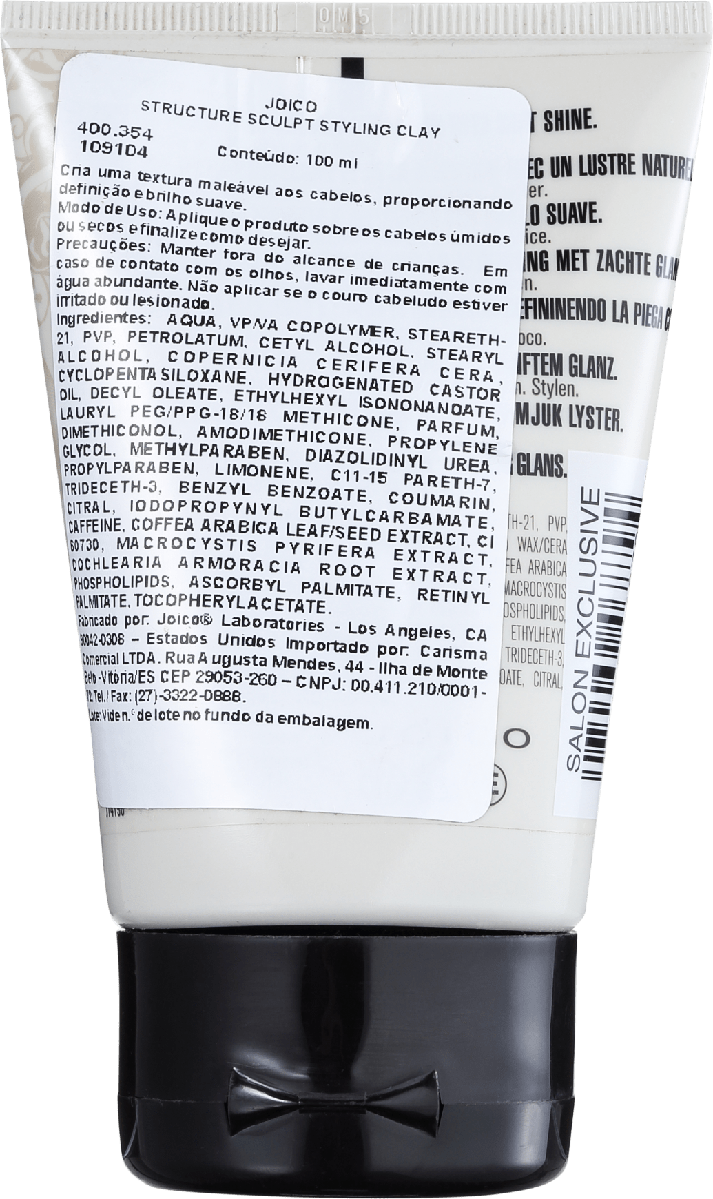 Joico Structure Sculpt Styling Clay - Pasta Modeladora 100ml