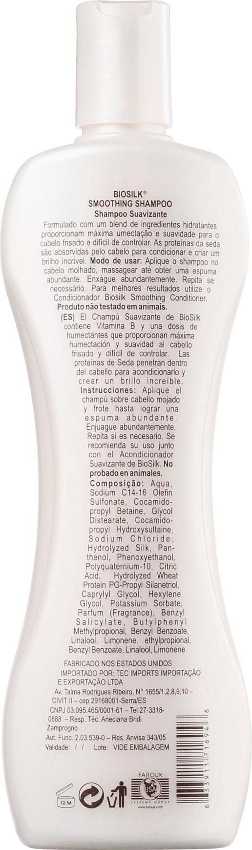 Biosilk Cleanse Smoothing - Shampoo 355ml