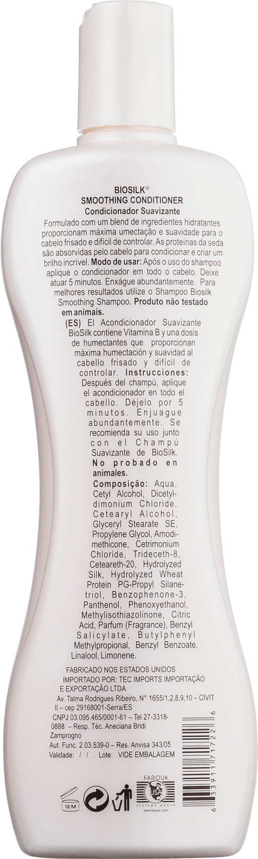 Biosilk Condition Smoothing Conditioner - Condicionador 355ml