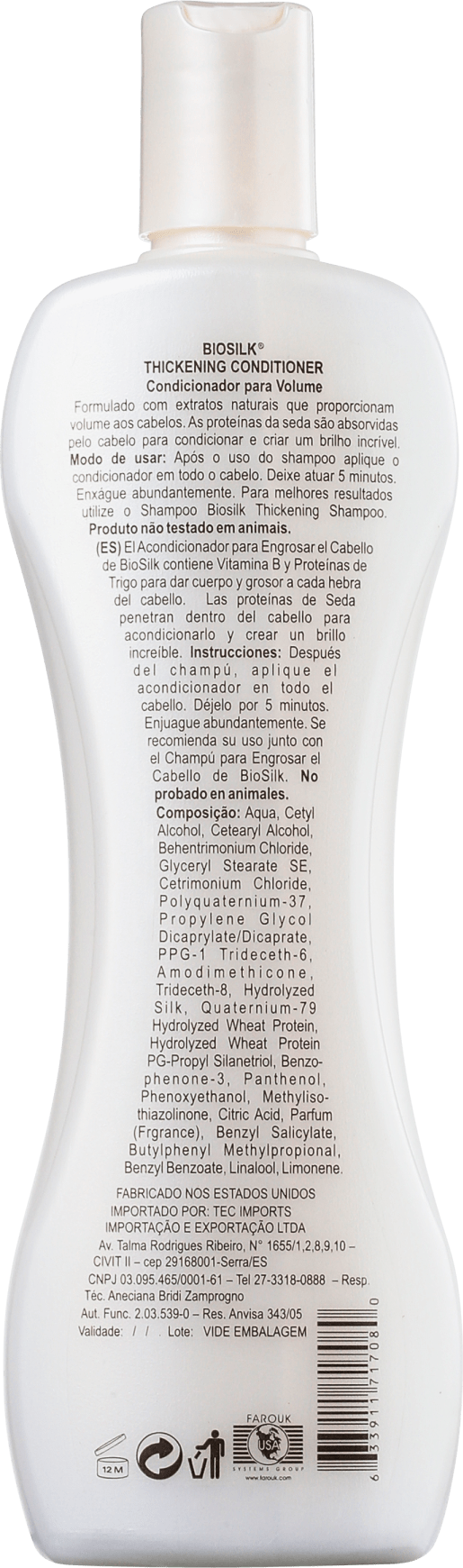 Biosilk Condition Thickening Conditioner - Condicionador 355ml
