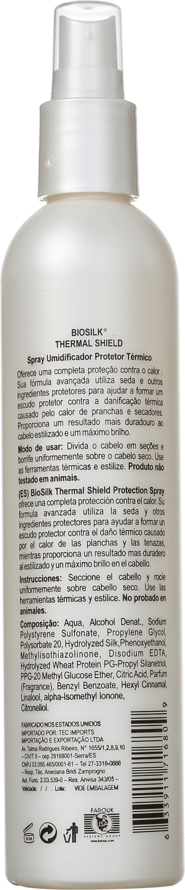 Biosilk Style Thermal Shield - Spray Protetor Térmico 177ml