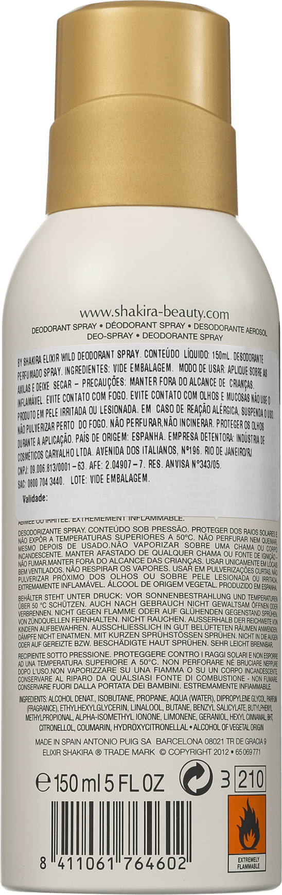 Shakira Elixir - Desodorante Feminino 150ml