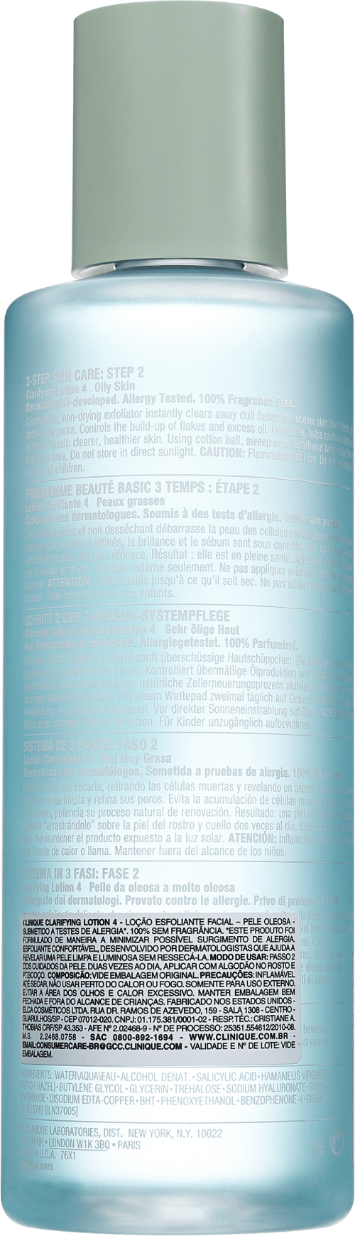 Clinique Clarifying Lotion 4 - Loção Esfoliante Facial 400ml