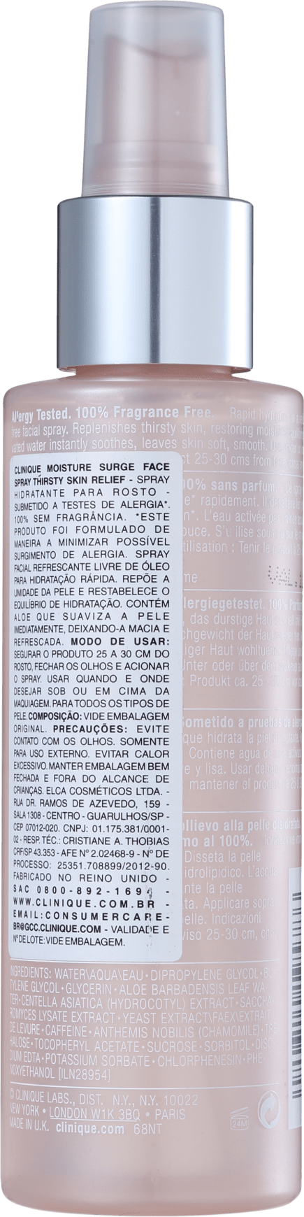Clinique Moisture Surge Face Spray - Hidratante Facial 125ml