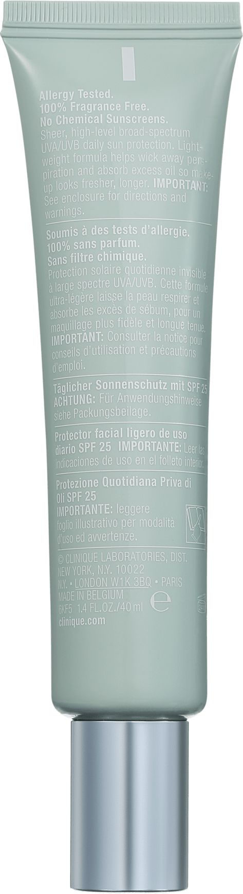 Clinique City Block Sheer FPS 25 - Protetor Solar Facial 40ml