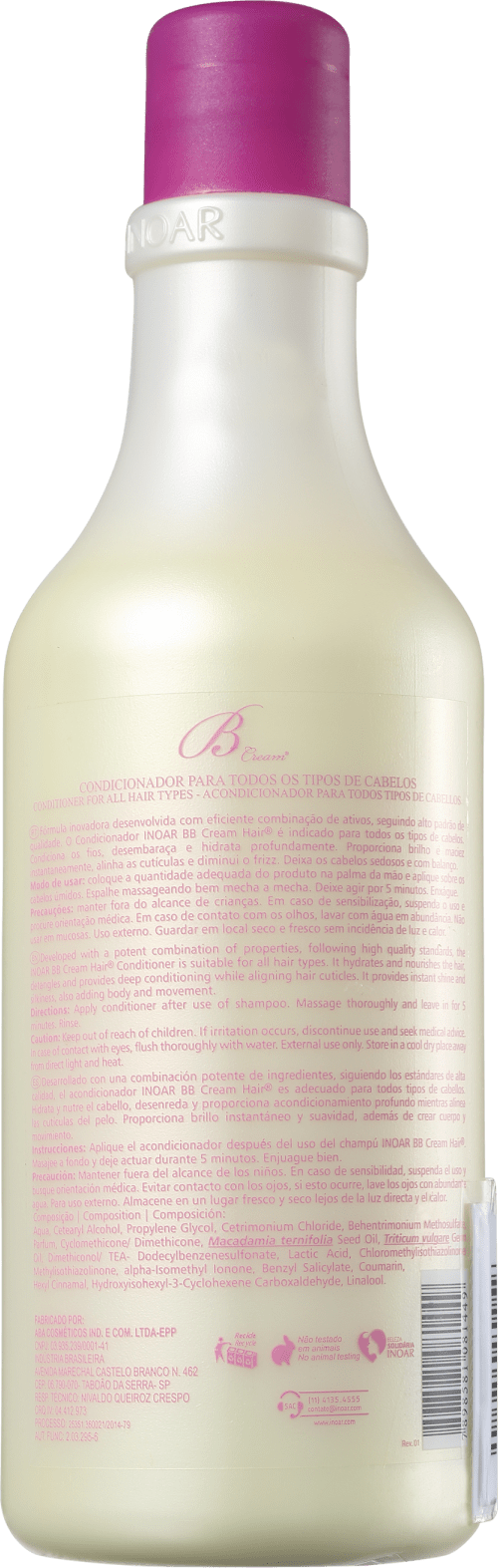 Inoar BB Cream Hair Conditioner - Condicionador 500ml