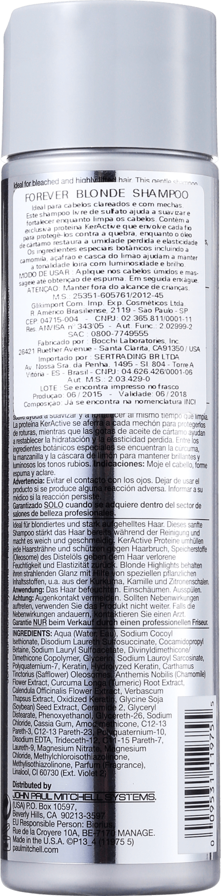Paul Mitchell Forever Blonde - Shampoo 250ml