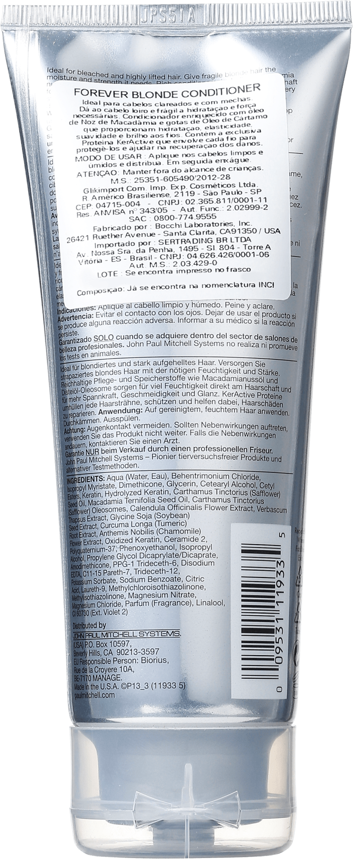 Paul Mitchell Forever Blonde Conditioner - Condicionador 200ml