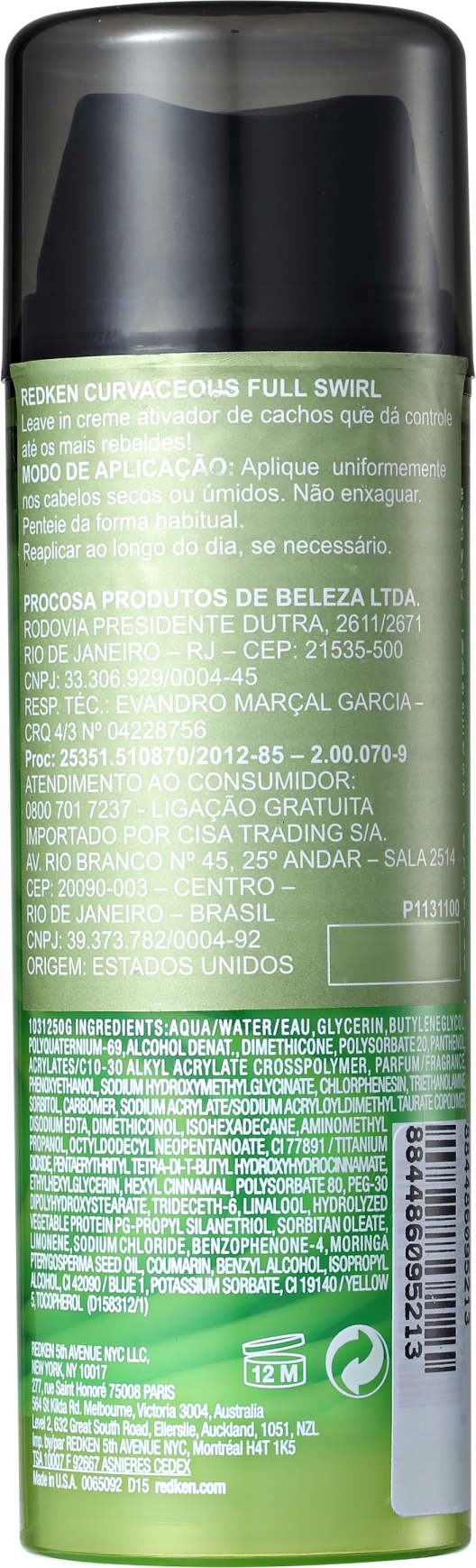 Redken Curvaceous Full Swirl - Ativador de Cachos 150ml