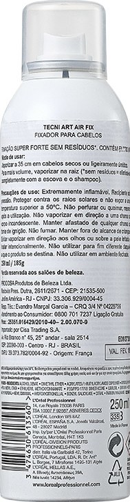 L'Oréal Professionnel Tecni Art Air Fix Force 5 - Spray Fixador Extraforte 250ml
