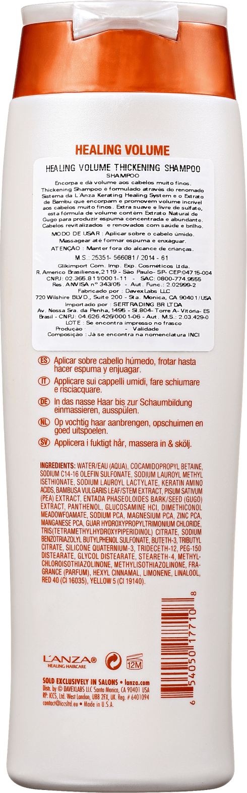 L'Anza Healing Volume Thickening - Shampoo 300ml