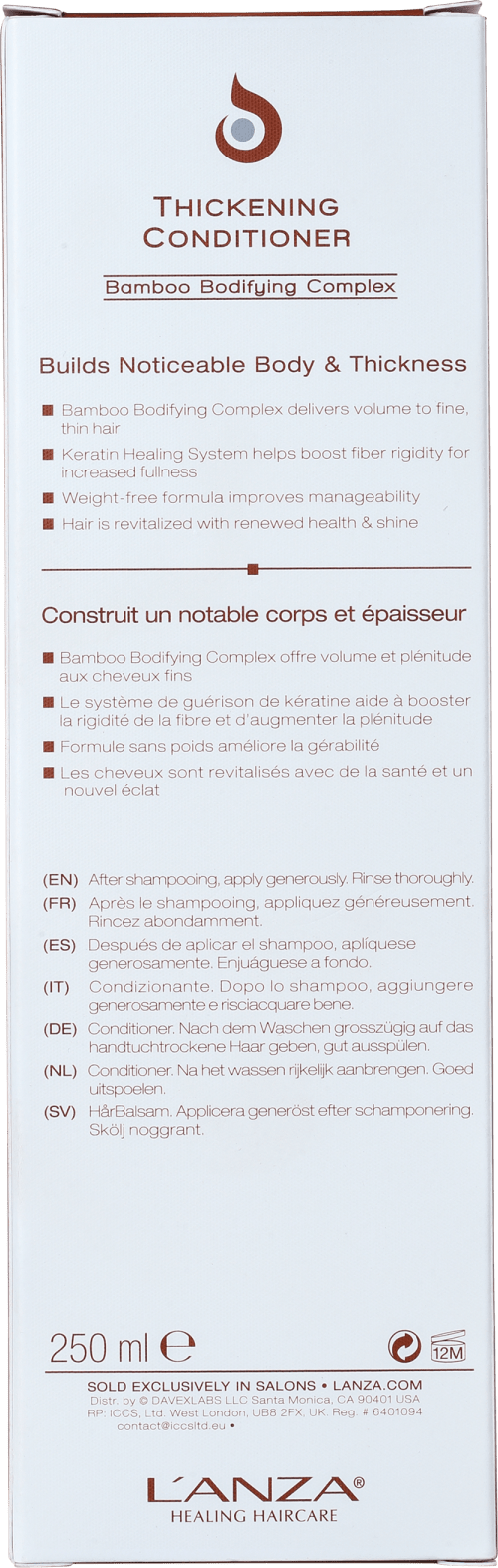 L'Anza Healing Volume Thickening Conditioner - Condicionador 250ml