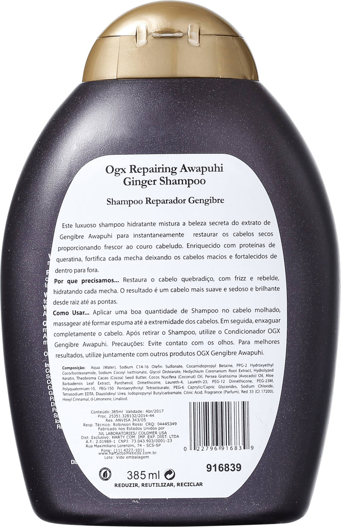 Organix Awapuhi Ginger - Shampoo 385ml