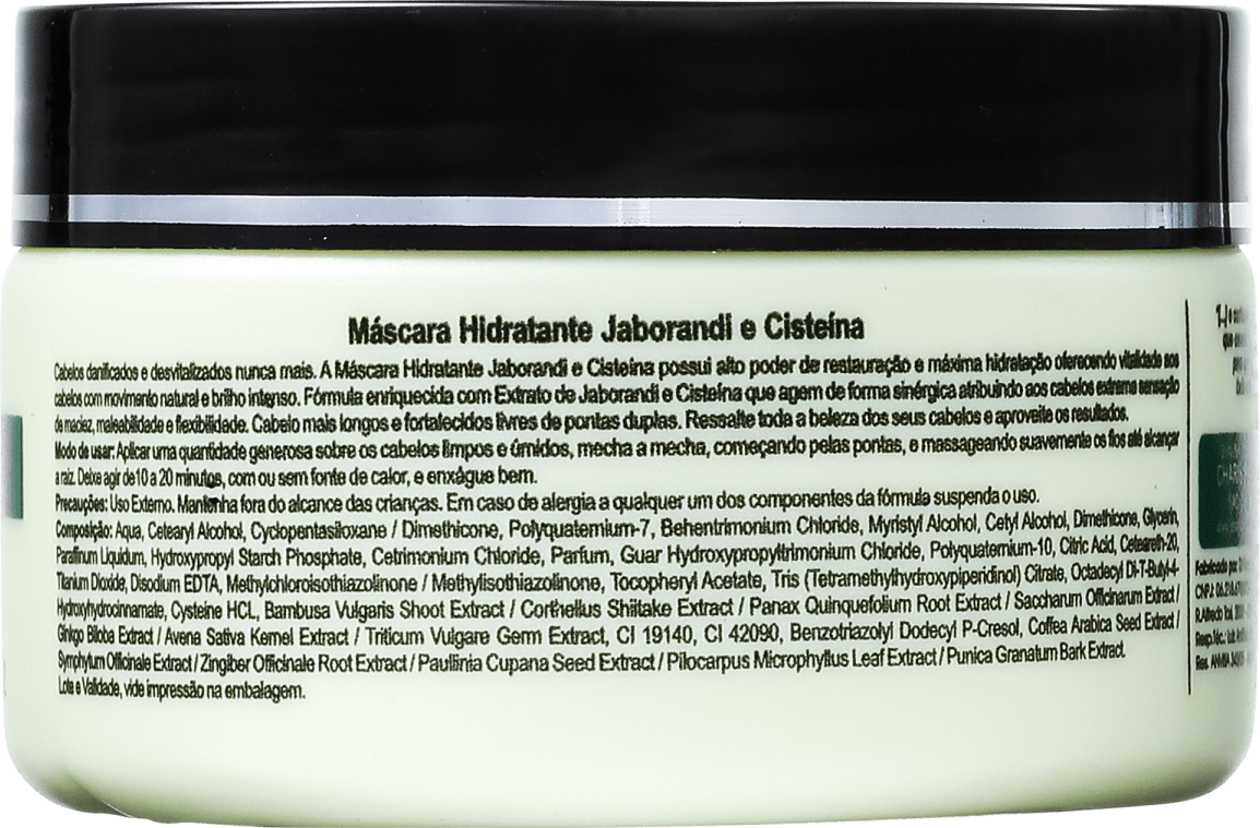 Charis Bioforce Resistance Máscara Hidratante Jaborandi e Cisteína - Máscara 300g
