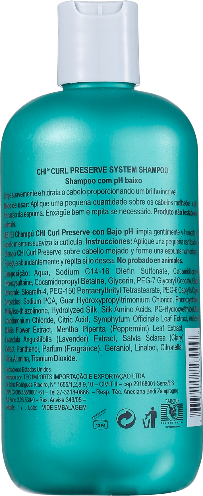 CHI Curl Preserve System - Shampoo 355ml