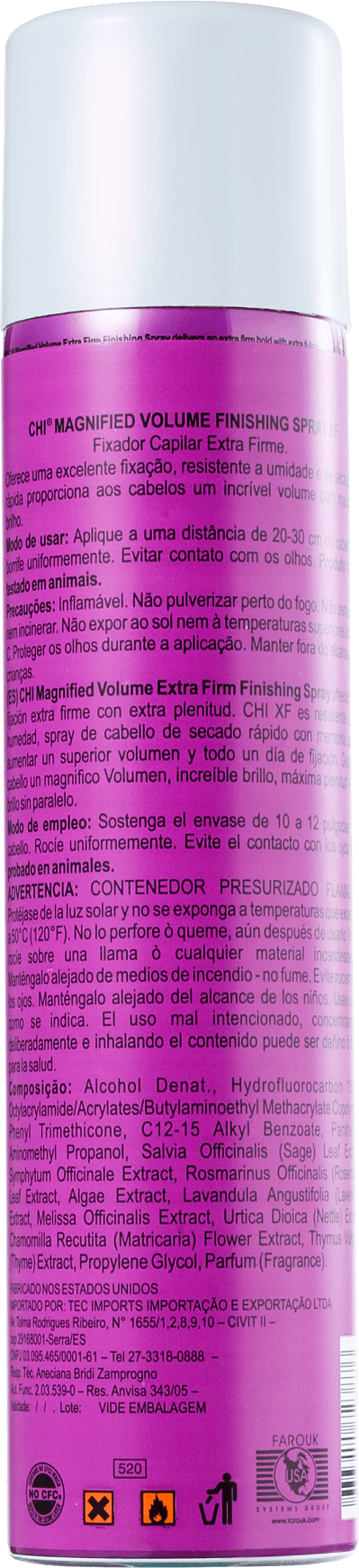 CHI Magnified Volume Xf Finishing Spray - Spray Fixador 340g
