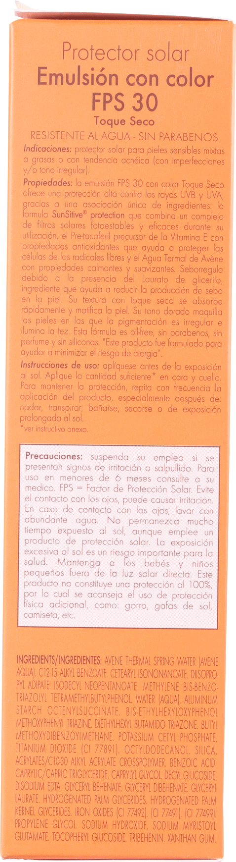 Avène High Protection Tinted FPS 30 - Protetor Solar com Cor 50ml