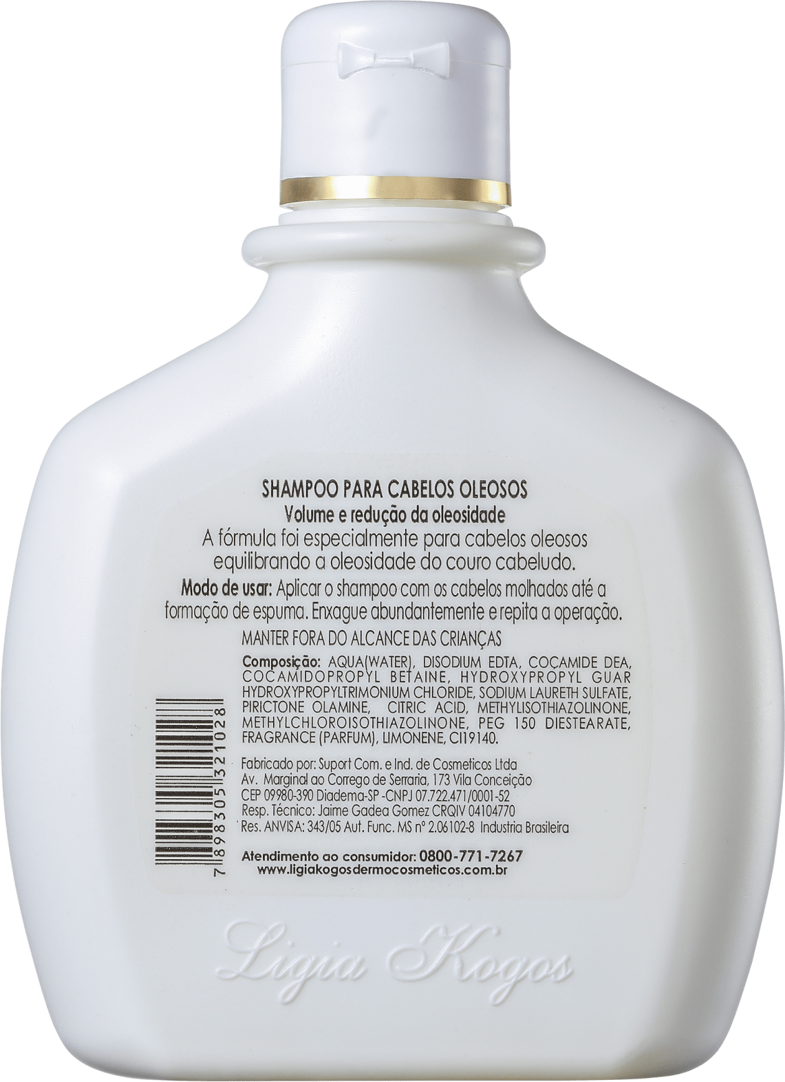 Ligia Kogos Shampoo Cabelos Oleosos - Shampoo 300ml