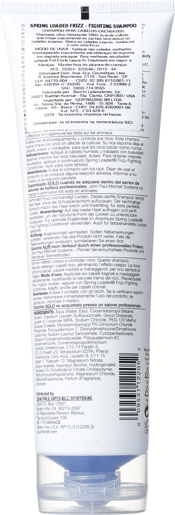 Paul Mitchell Curls Spring Loaded Frizz-Fighting - Shampoo 250ml