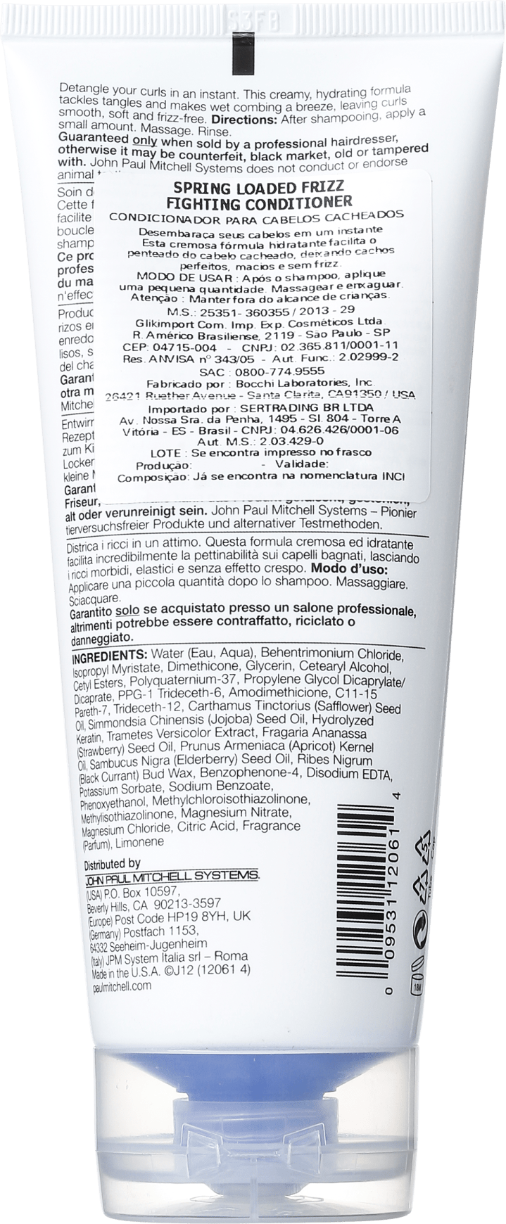 Paul Mitchell Curls Spring Loaded Frizz-Fighting Conditioner - Condicionador 200ml