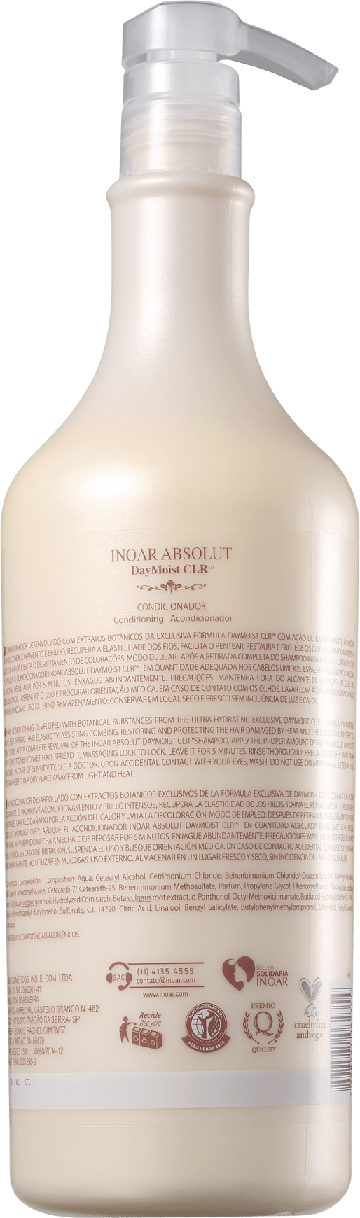 Inoar Absolut Daymoist Clr - Condicionador 1000ml