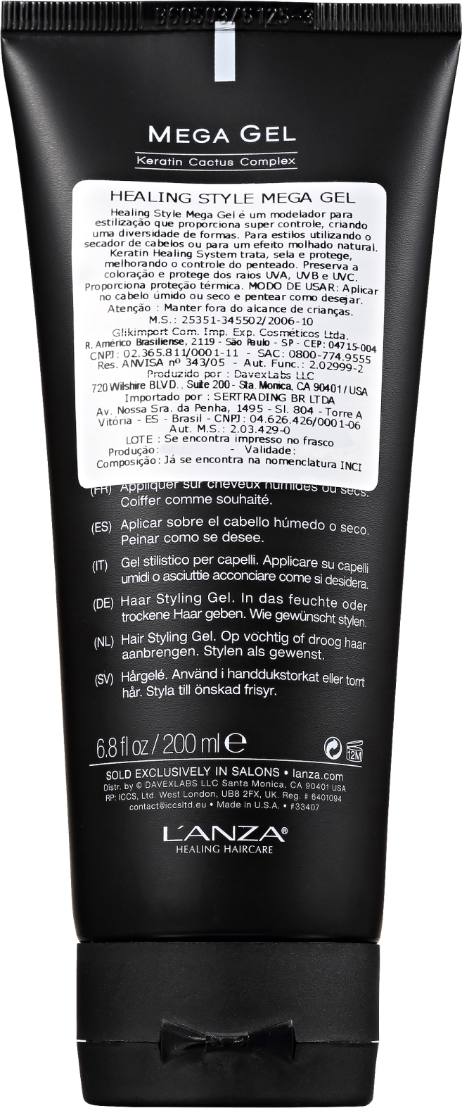 L'Anza Healing Style Mega Gel - Modelador 200ml