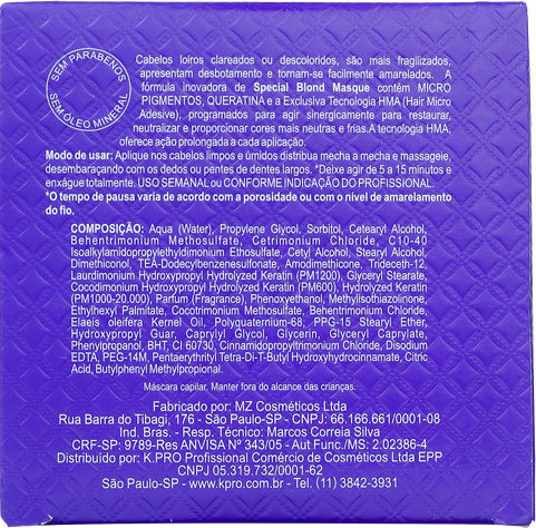 K.Pro Special Blond Masque - Máscara de Tratamento 165g