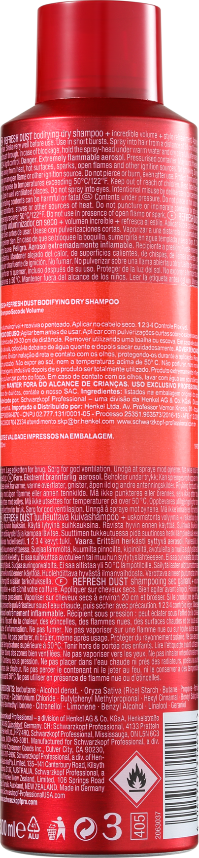 OSIS+ Refresh Dust Texture Bodyfying Dry - Shampoo a Seco 300ml