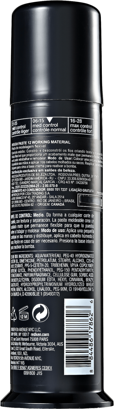 Redken Styling Texturize Rough Paste 12 - Pasta Modeladora 75g