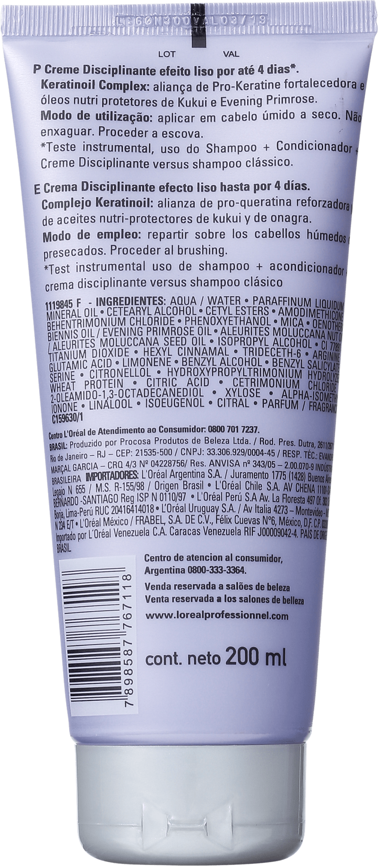 L'Oréal Professionnel Liss Unlimited - Creme Disciplinante 200ml