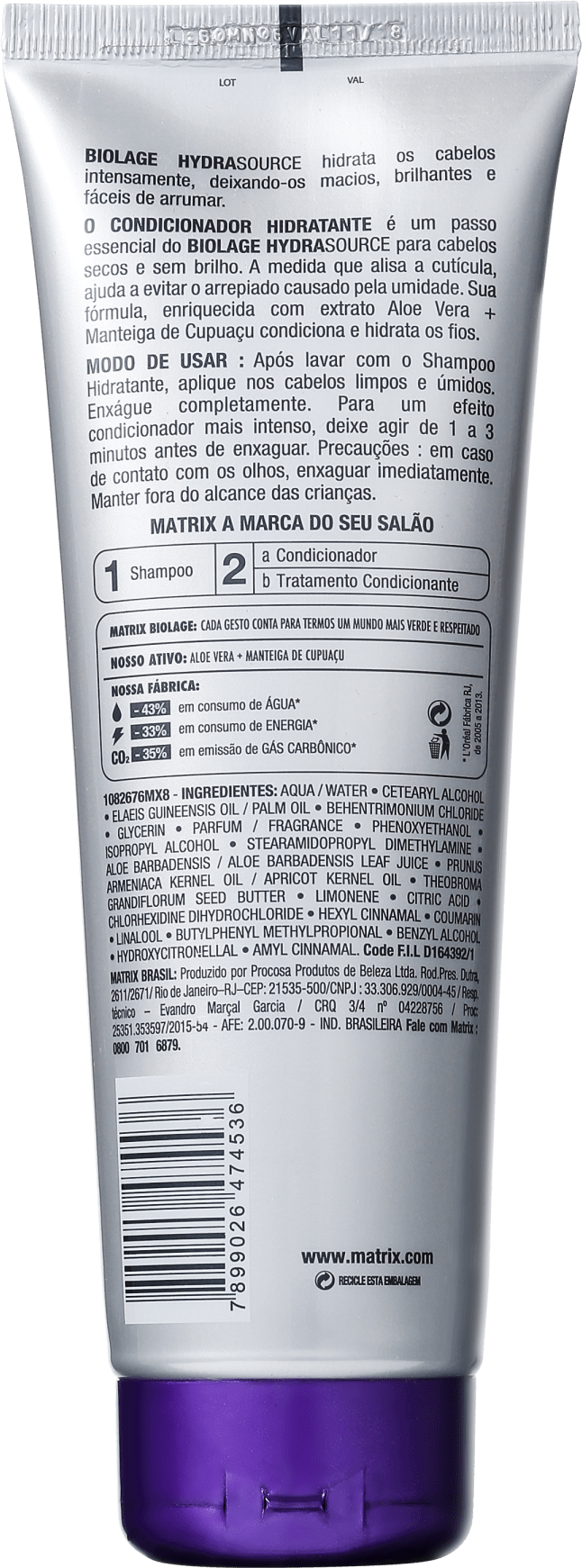 Matrix Biolage Hydrathérapie Hidratante - Condicionador 250ml