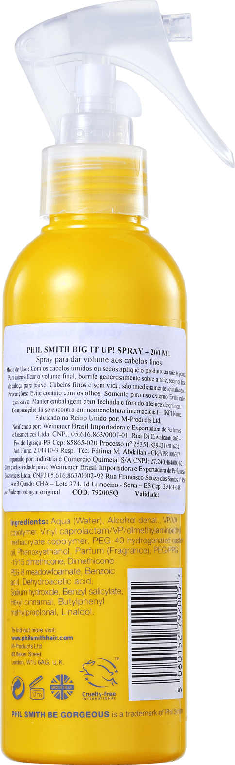 Phil Smith Big It Up Volume Boost - Spray Volumador 200ml