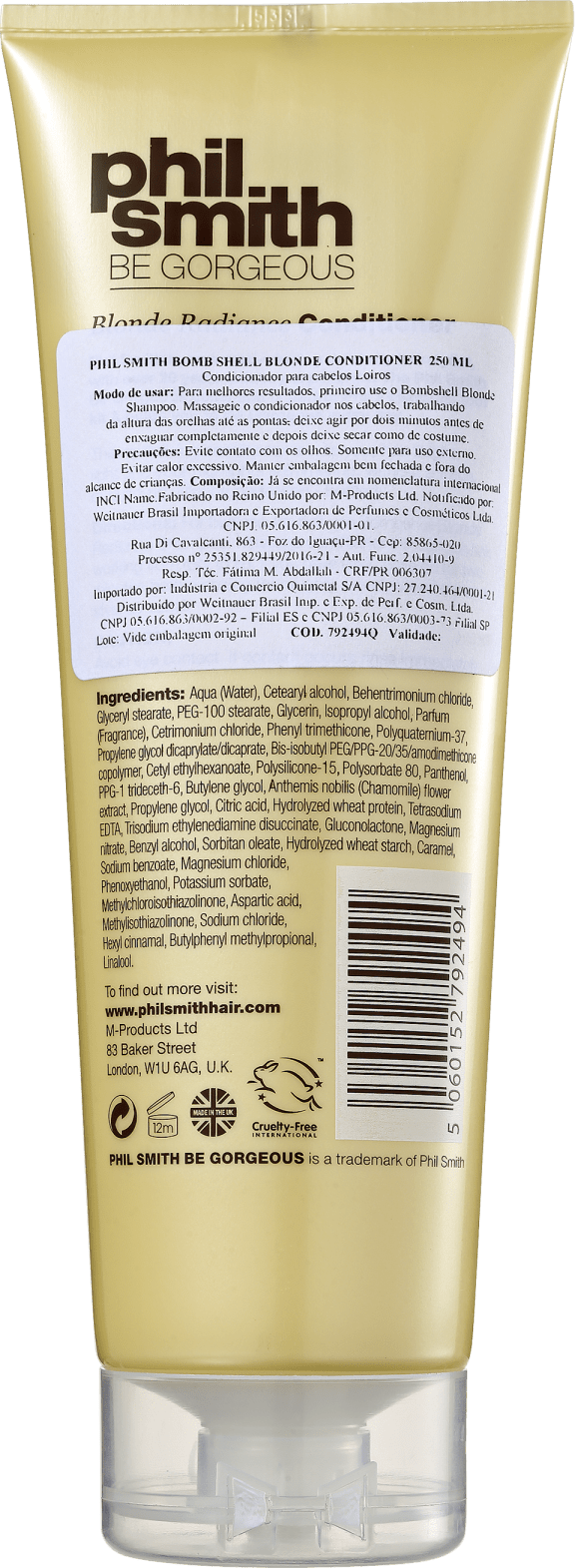 Phil Smith Bombshell Blonde Radiance Conditioner - Condicionador 250ml