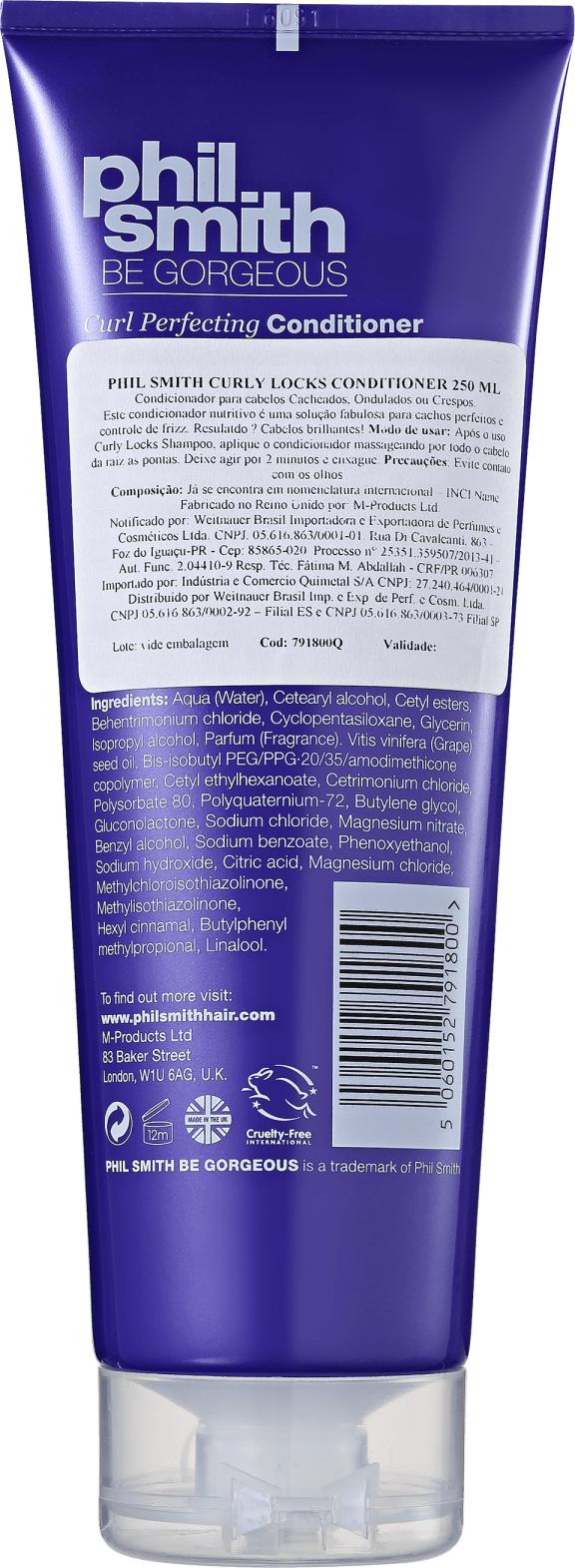 Phil Smith Curly Locks Curl Perfecting Conditioner - Condicionador 250ml